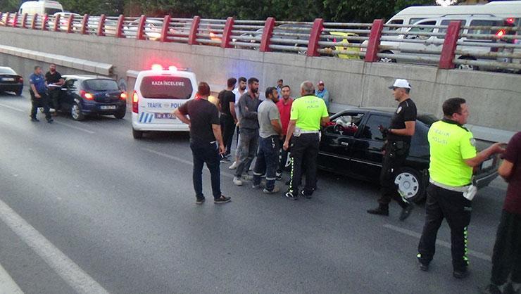 Kayseride 6 araçlı zincirleme kaza Gündem Haberleri