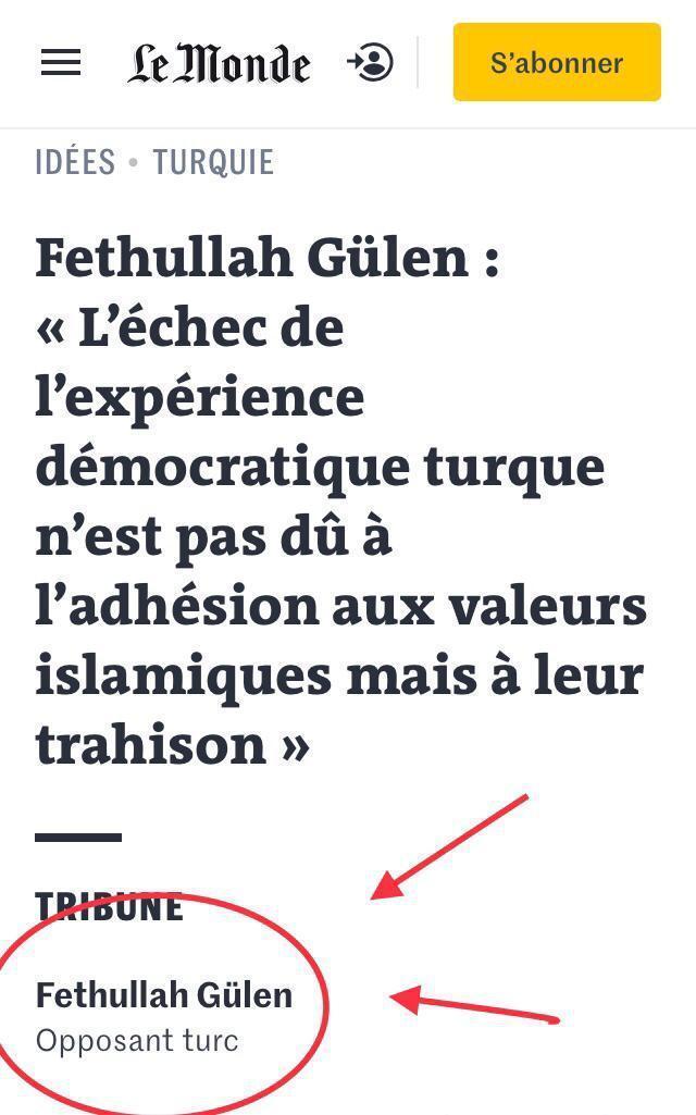 Le Monde, FETÖ’yü ve darbeyi muhabirine sorsaydı…