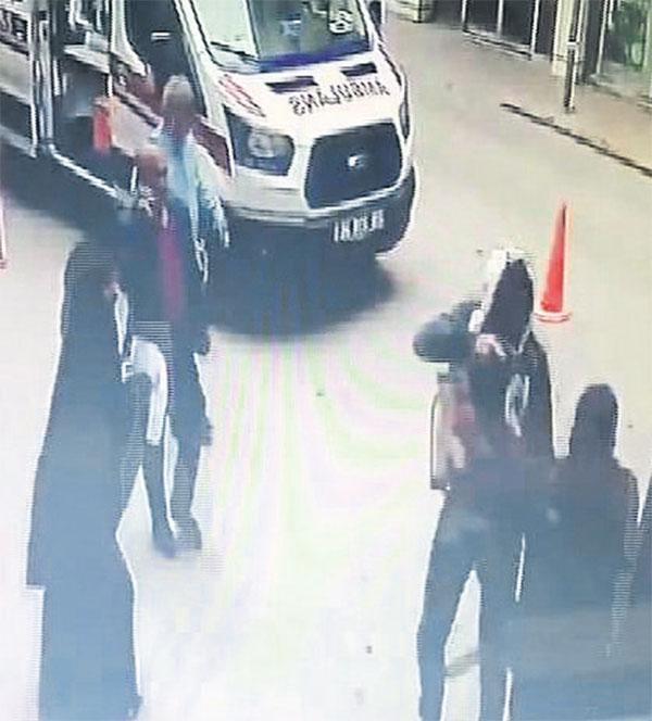 İstanbul Ümraniyede güvenlik kamerasında vahşet