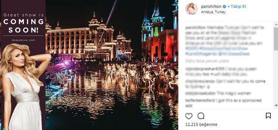 Paris Hiltondan Türkiye mesajı