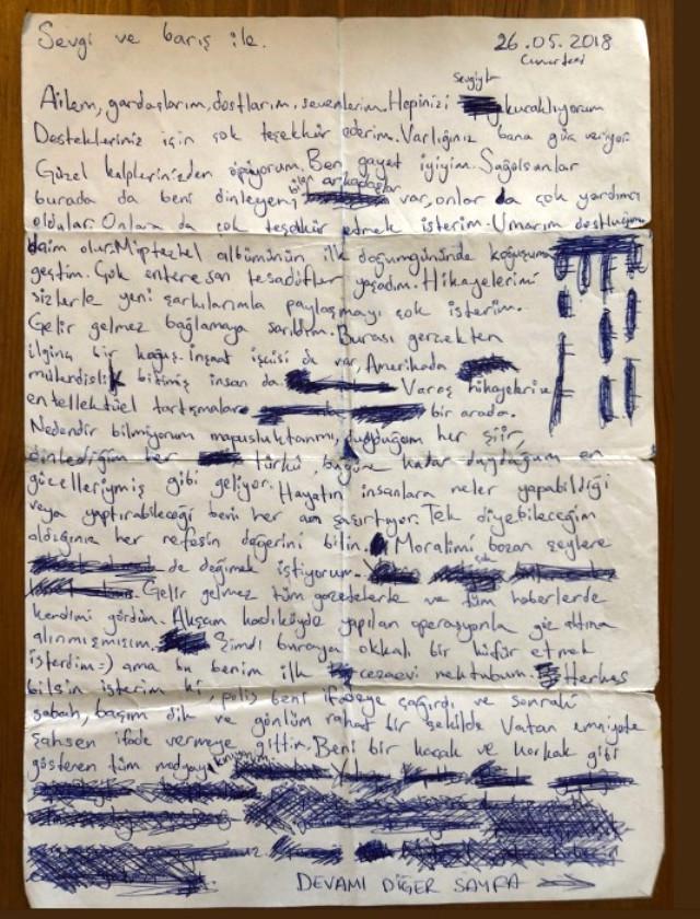 Cezaevinde yatan rapçi Ezhelden mektup var: Ben size ne yaptım