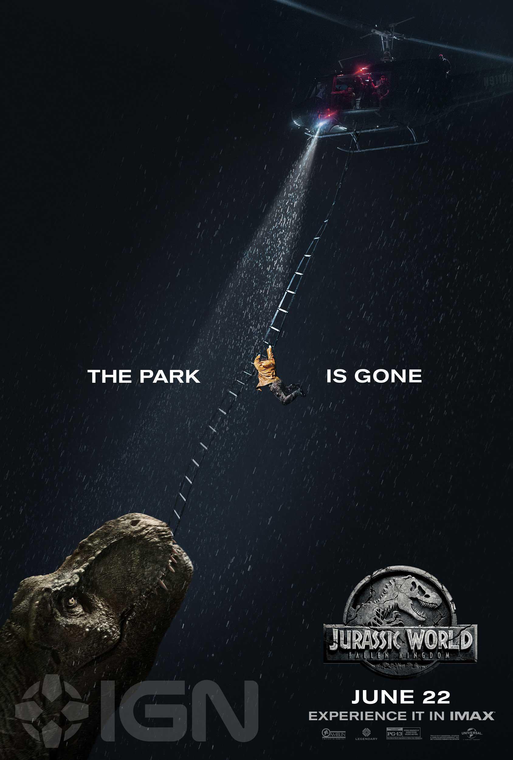Jurassic World: Yıkılmış Krallık filminin hareketli afişi yayınlandı