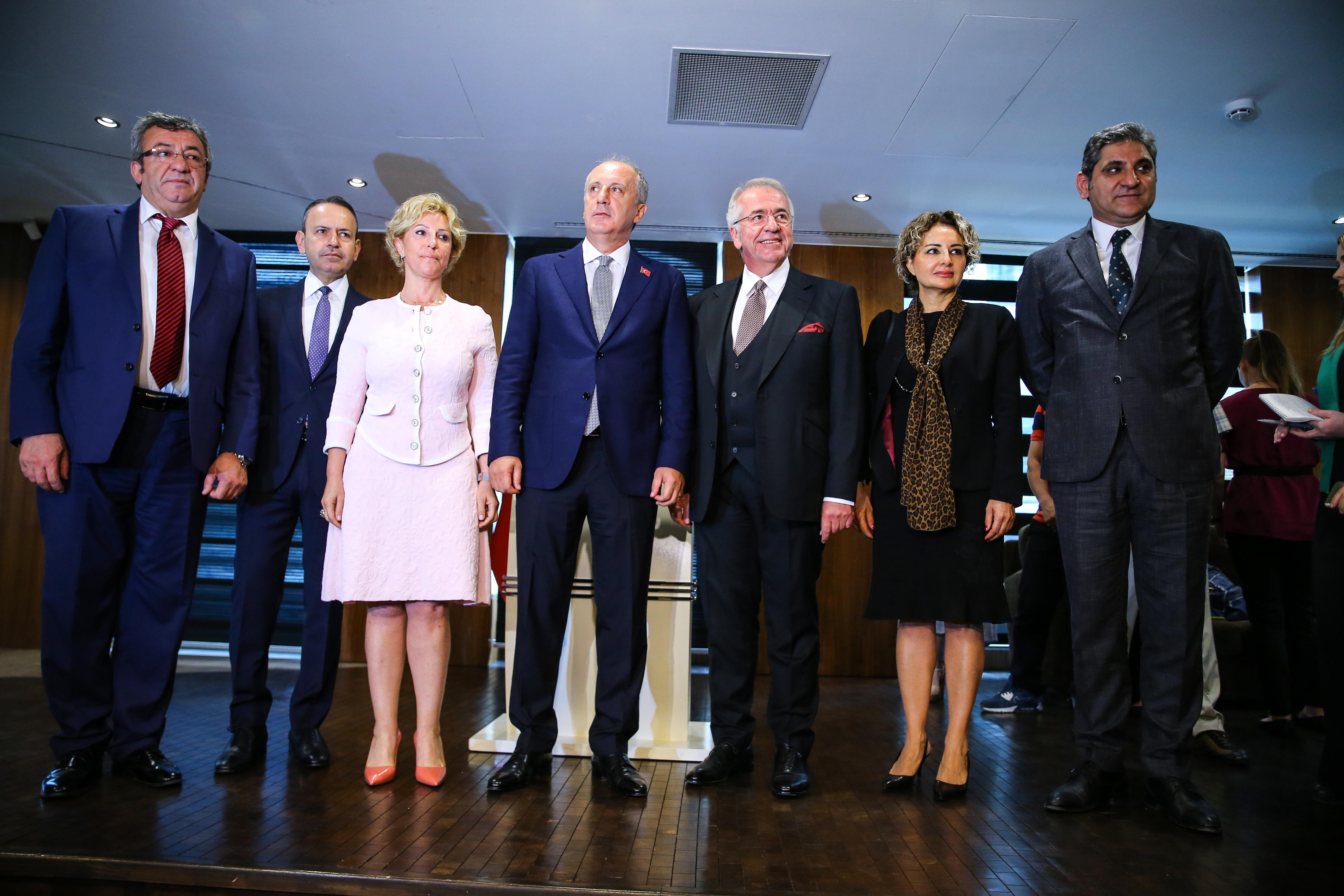 CHPnin cumhurbaşkanı adayı Muharrem İnceden TÜSİADa ziyaret