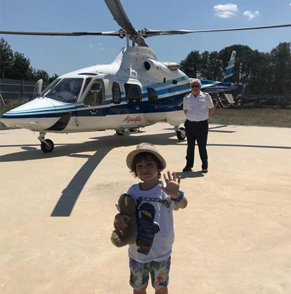 Ali Ağaoğlu oğlu için helikopter gönderdi