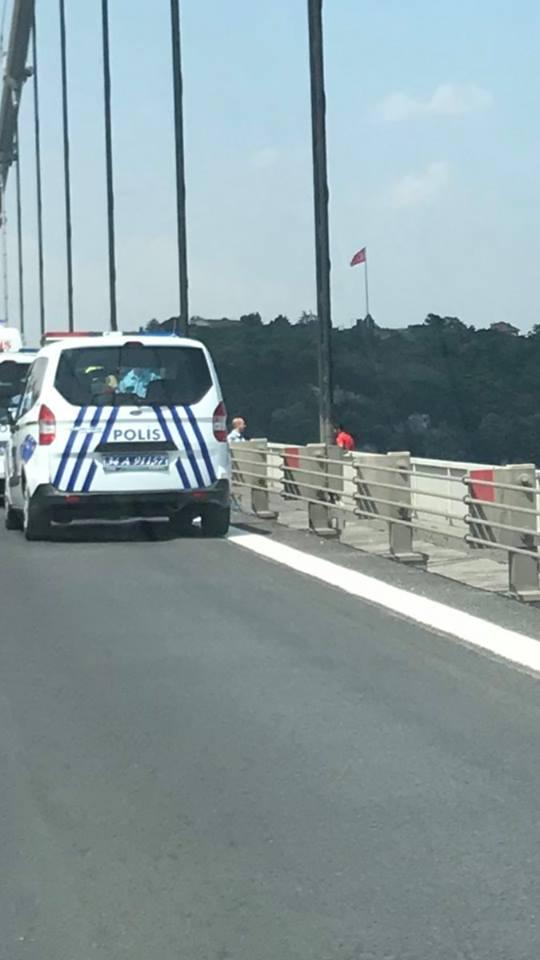 Fatih Sultan Mehmet Köprüsünde intihar girişimi