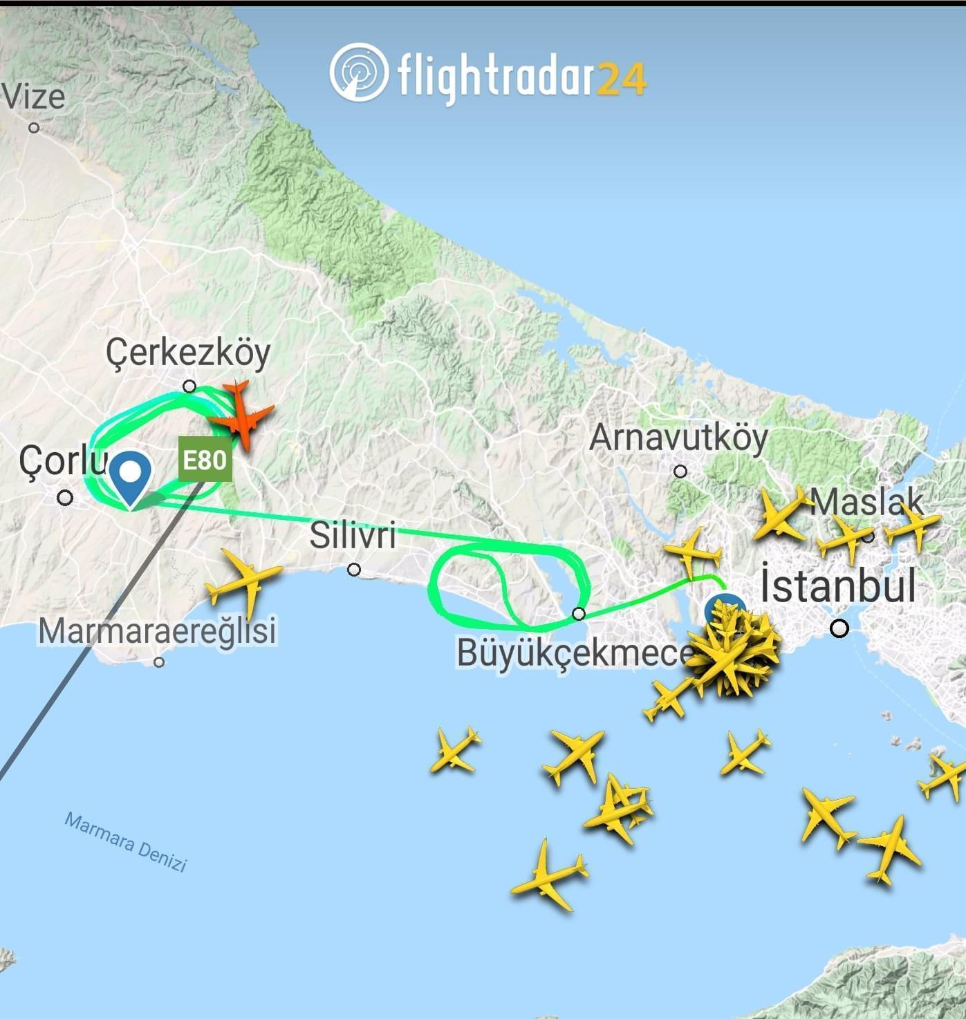 Türk Hava Yolları uçağı geri döndü