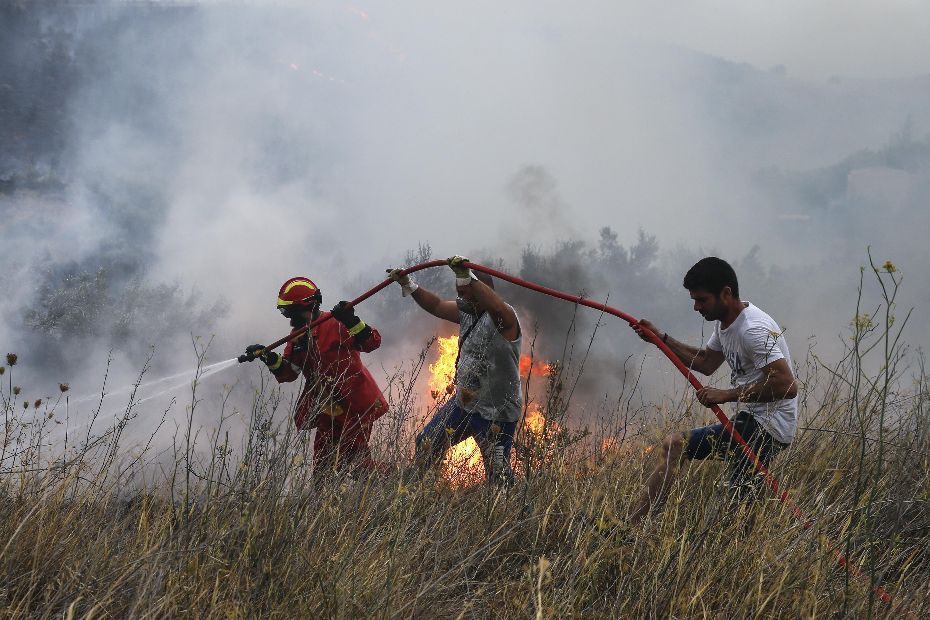 Yunanistan’daki yangında 1 kişi hayatını kaybetti