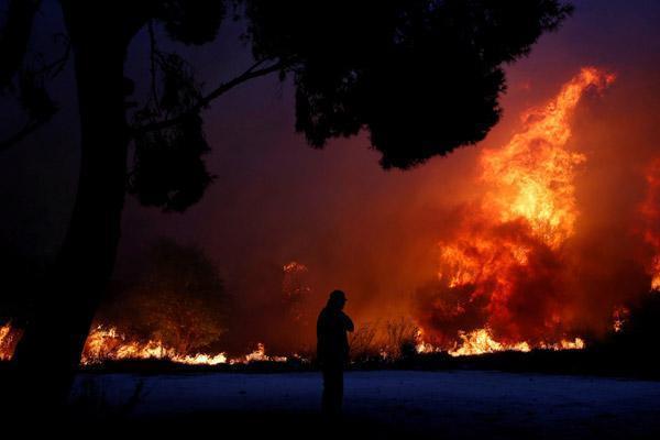Yunanistandaki yangında bilanço artıyor