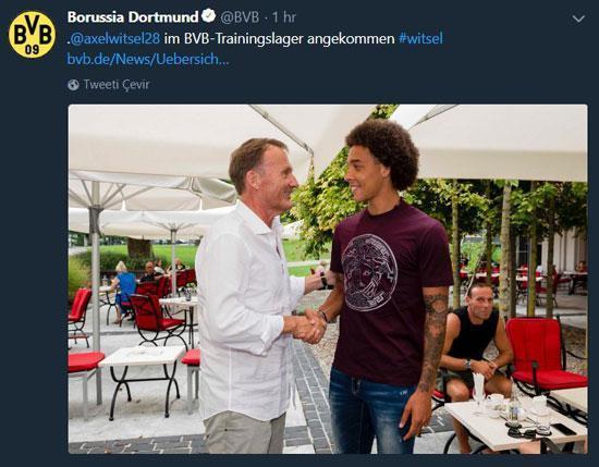 Dortmund, Witsel ile anlaştı