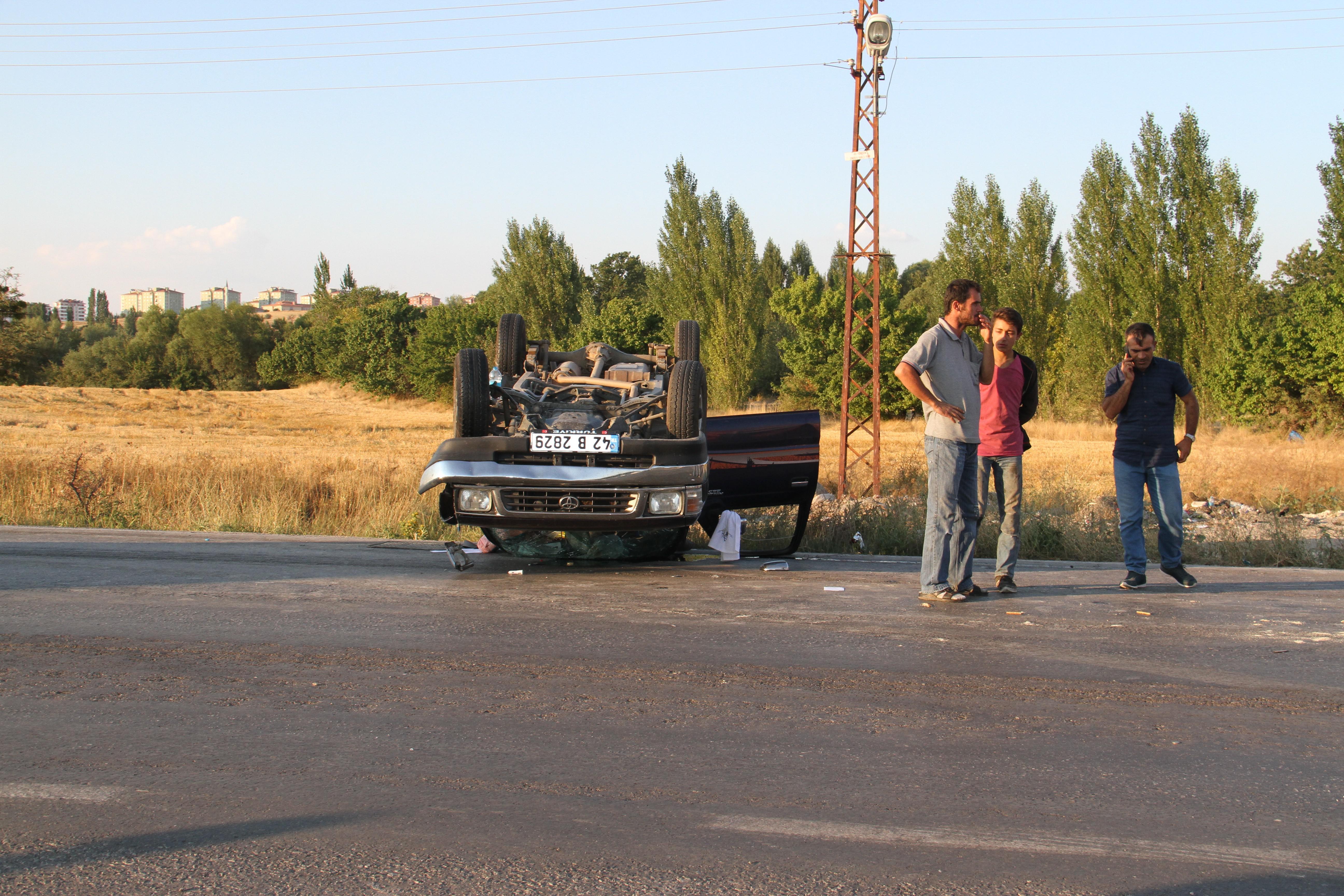 Konyada trafik kazası: 4 yaralı