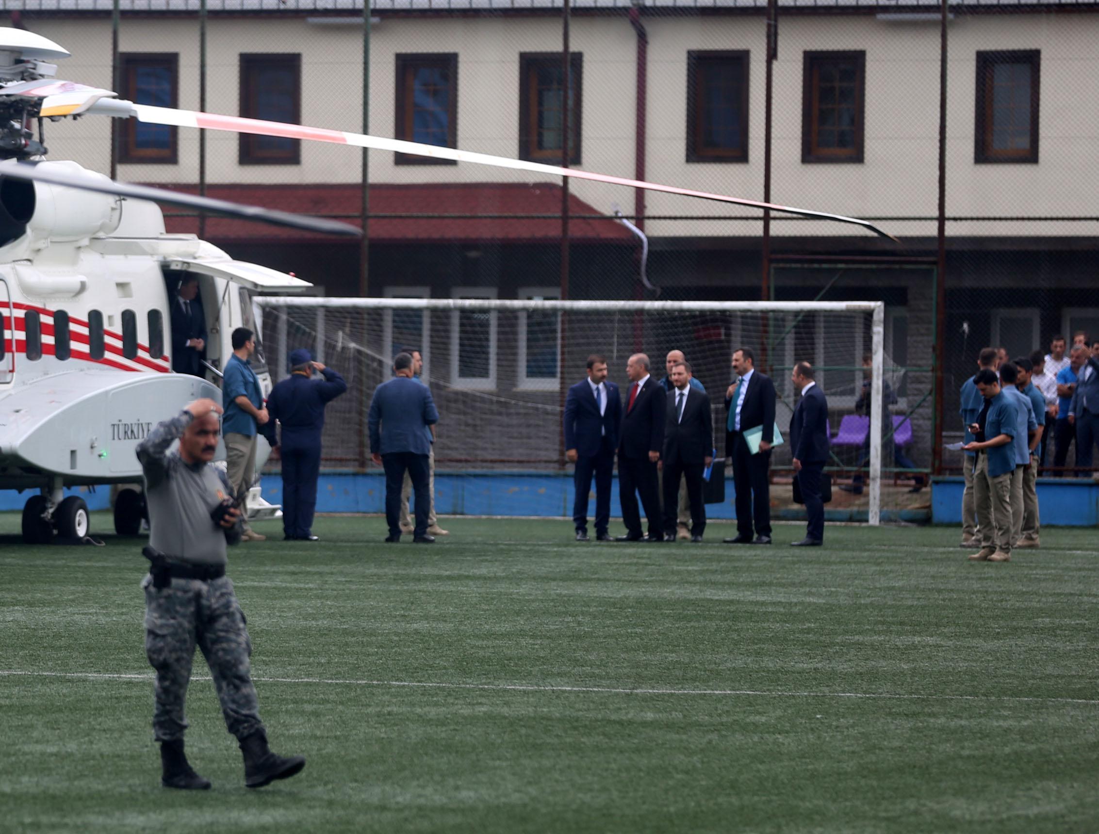 Cumhurbaşkanı Erdoğan Orduda incelemelerde bulundu