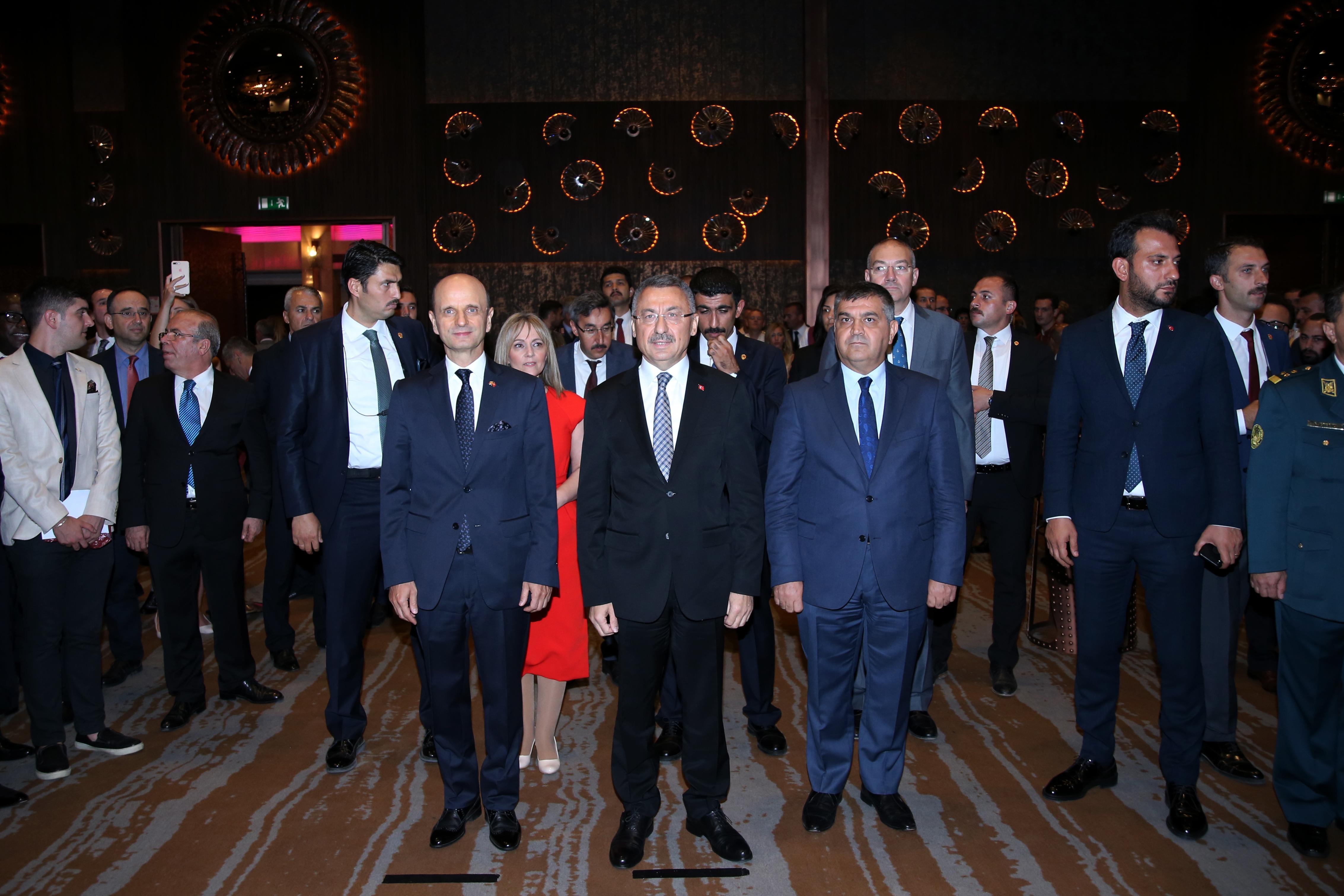 Cumhurbaşkanı Yardımcısı Oktay Makedonya Milli Günü Resepsiyonuna katıldı
