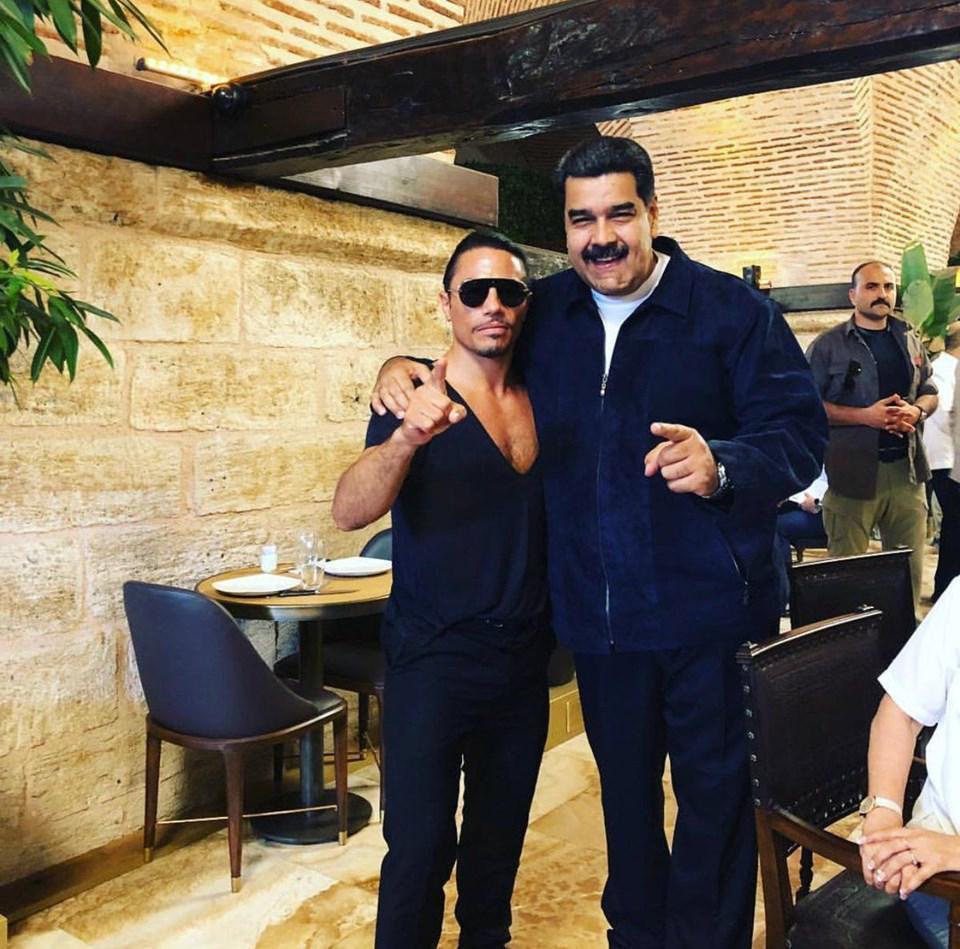 Nusr-ette et yiyen Maduro: Oradaki lakabım Sultan Maduro