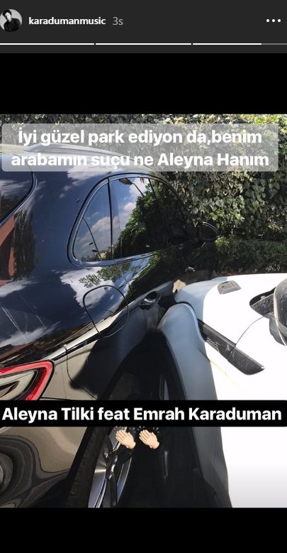 Emrah Karaduman: Benim arabamın suçu ne Aleyna Tilki