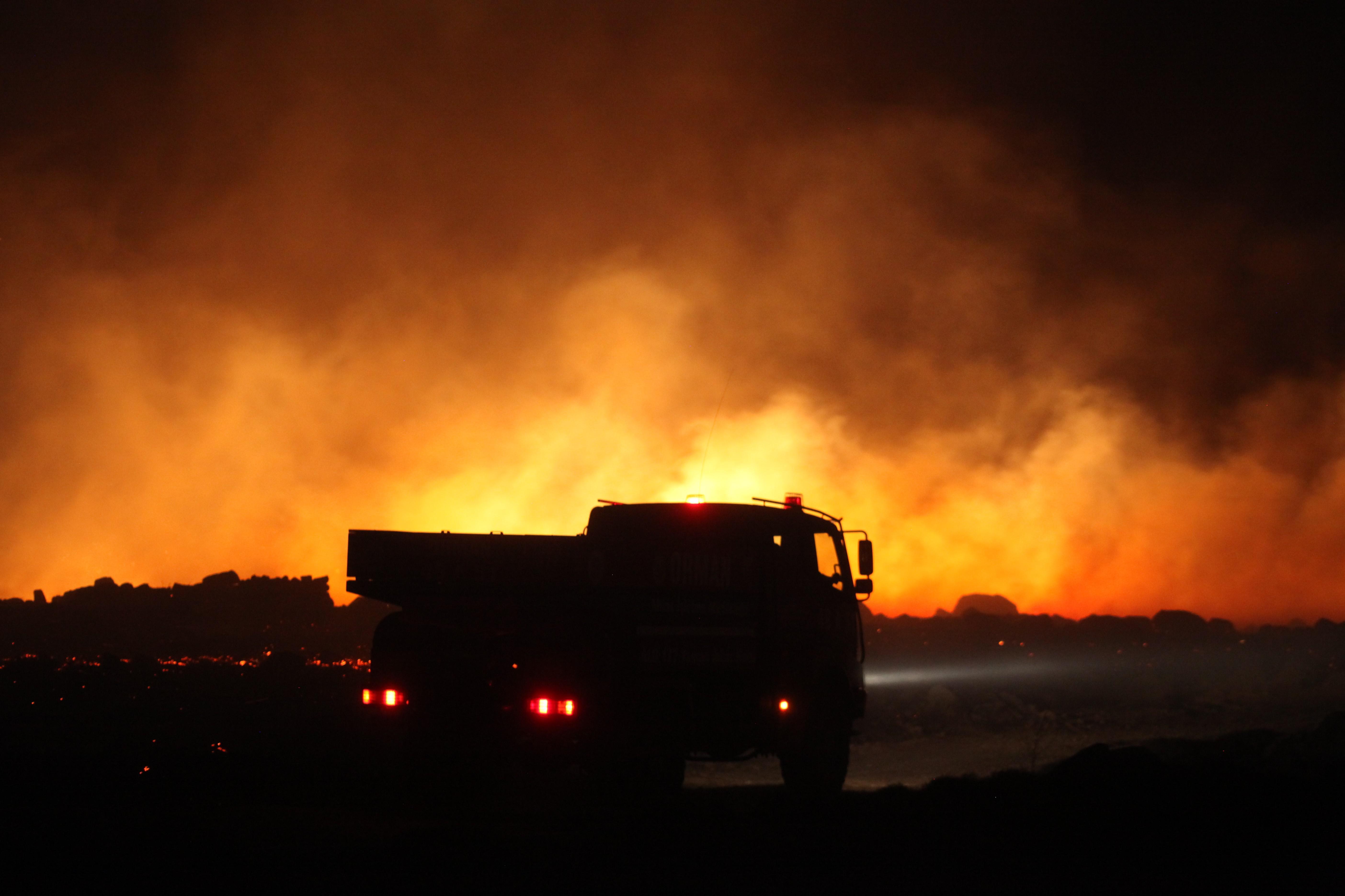 Bodrumda yangın: 30 hektar alan kül oldu