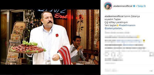 Ata Demirer, Zekeriya Taştan karakteri için Instagram hesabı açtı