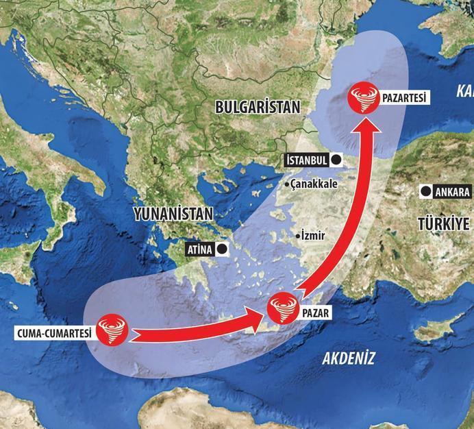 Türkiye alarmda: Zorba geliyor