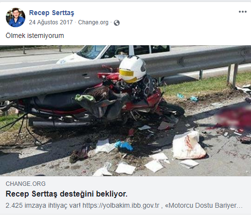 Burdurda kaza: 22 yaşındaki motosiklet sürücüsü öldü