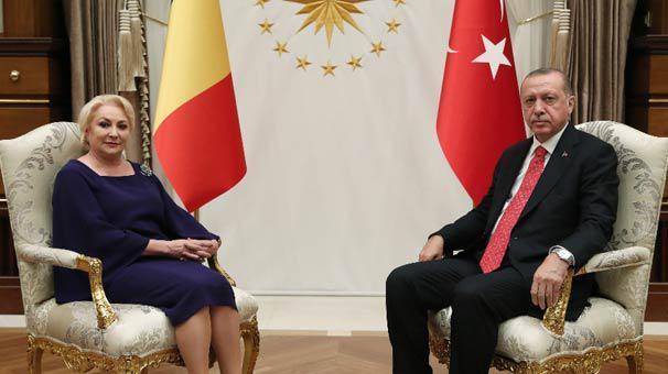 Cumhurbaşkanı Erdoğan, Romanya Başbakanı Viorica Dancilayı kabul etti