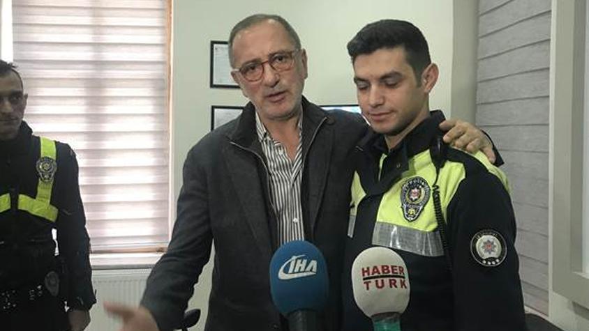 Fatih Altaylı hakaret ettiği polisten özür diledi