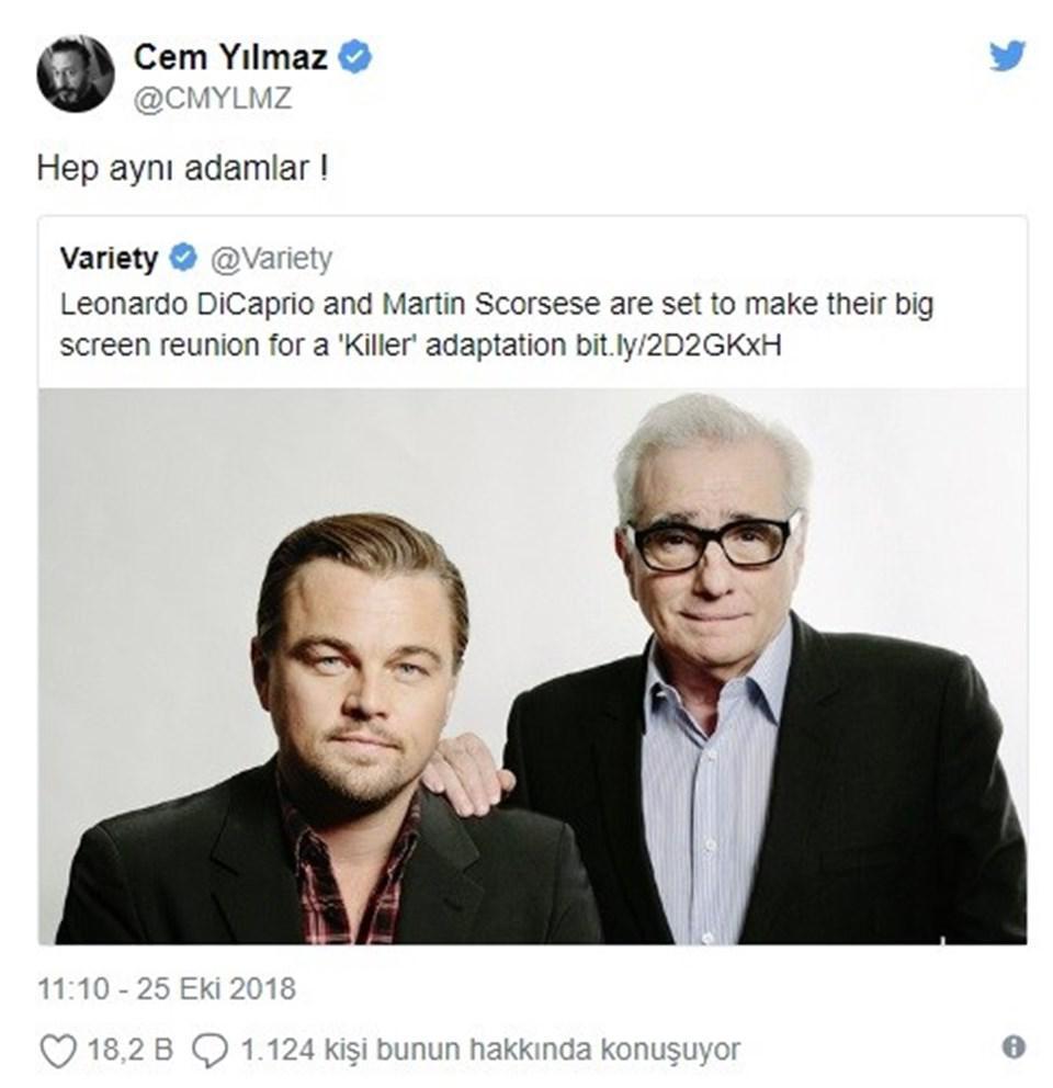 Leonardo DiCaprio ve Martin Scorsesenin yeniden aynı filmde buluşmasına Cem Yılmaz yorumu