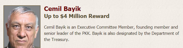 ABD PKKlı terörist Karayılanın başına ödül koydu