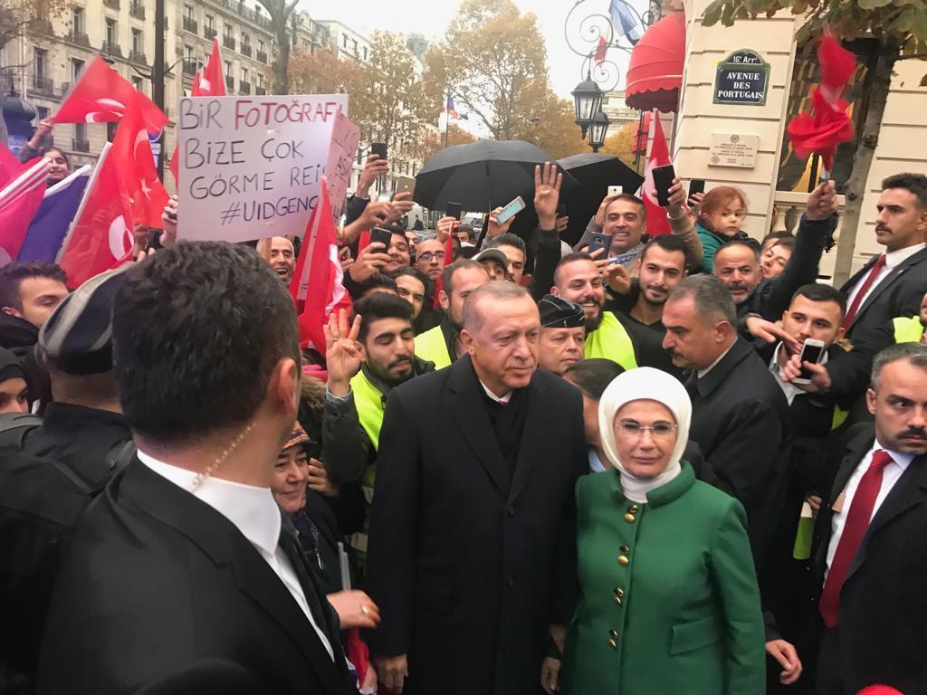 Cumhurbaşkanı Erdoğan Fransa’da