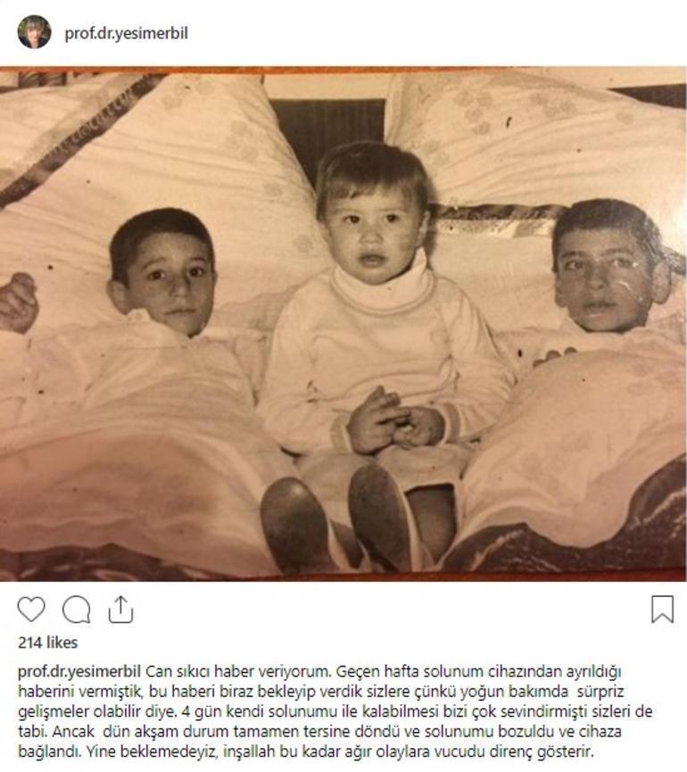 Mehmet Ali Erbilin doktor kardeşi: Can sıkıcı bir haber veriyorum...