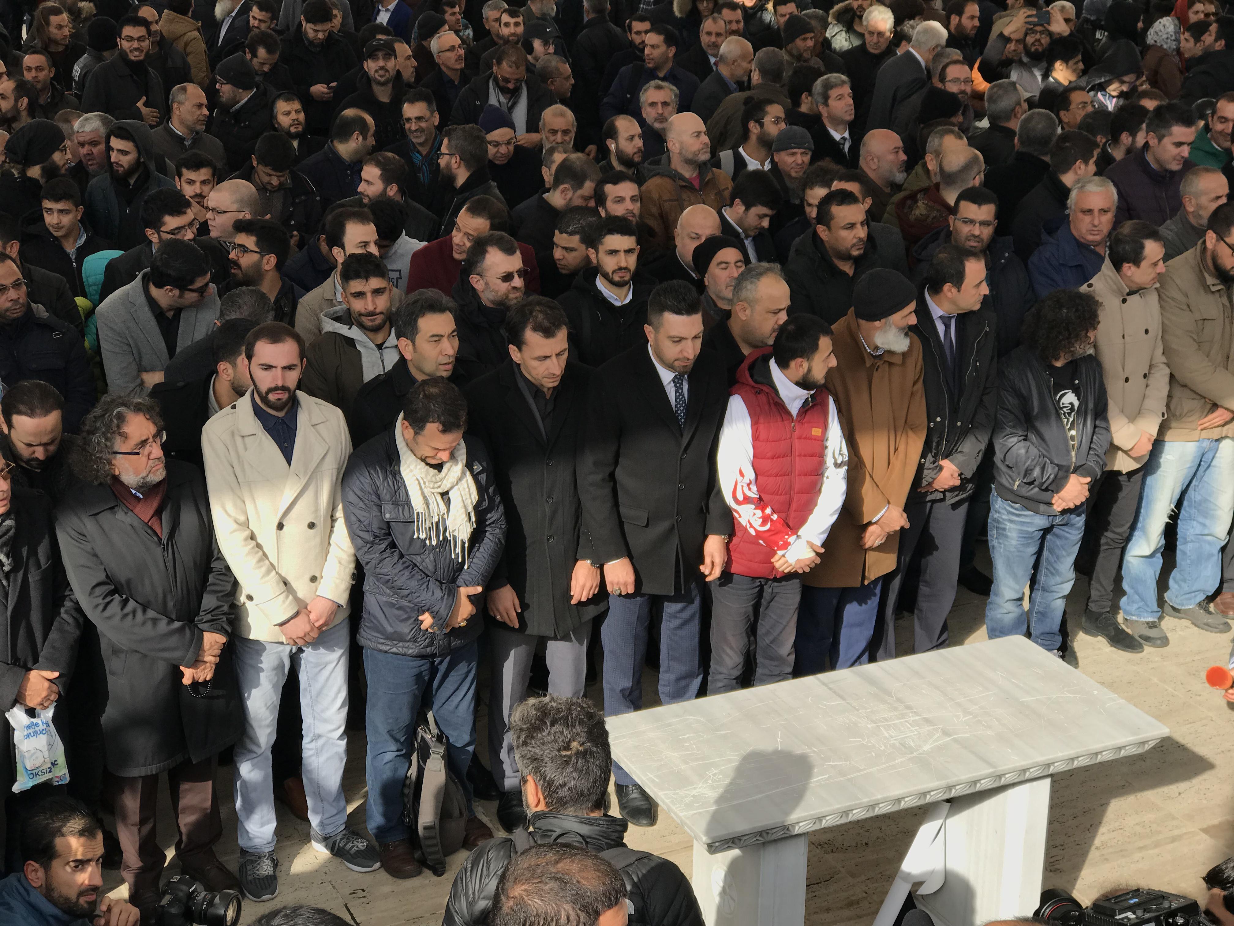 Cemal Kaşıkçı için İstanbulda gıyabi cenaze namazı
