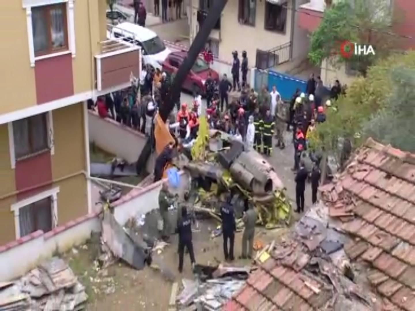 İstanbul Sancaktepedeki helikopter kazasıyla ilgili görgü tanıkları konuştu