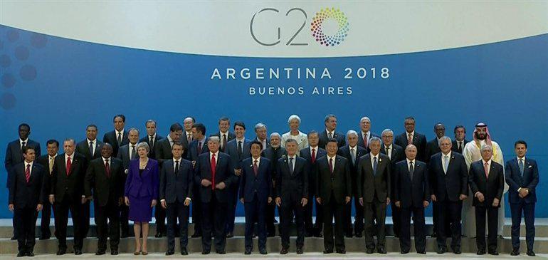 Erdoğan G-20 Zirvesi için Arjantinde