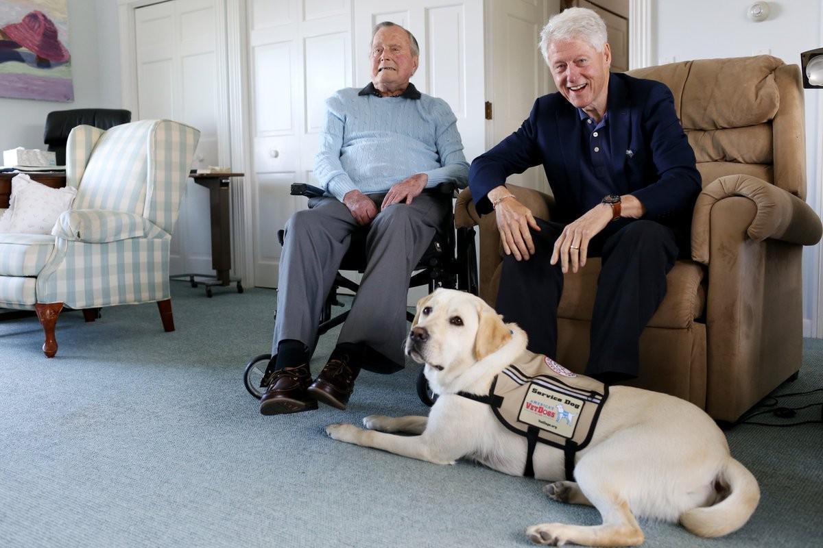 Hayatını kaybeden eski ABD Başkanı Bushun köpeği yas tutuyor