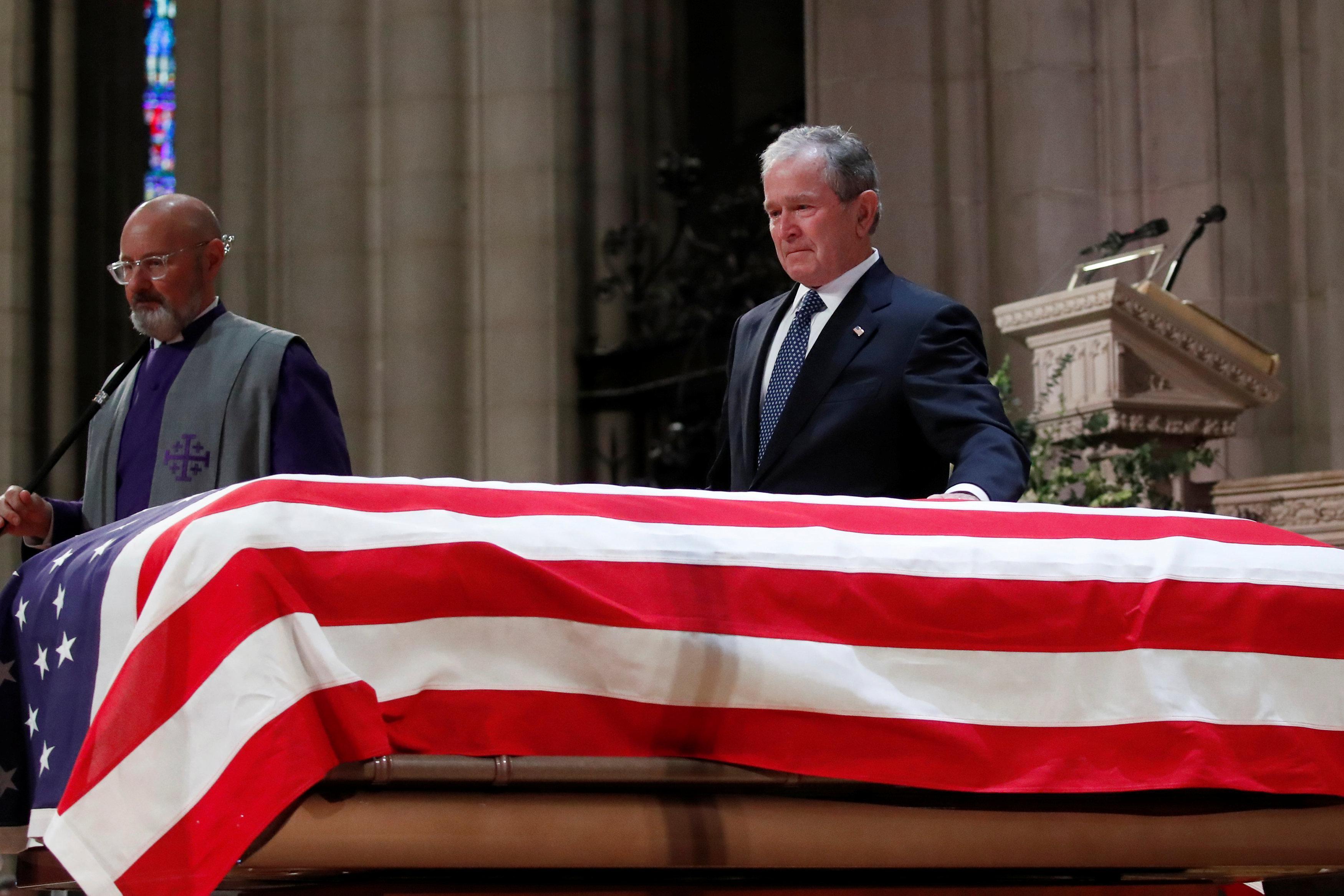 ABDnin 41inci Başkanı George H. W. Bush için tören düzenlendi