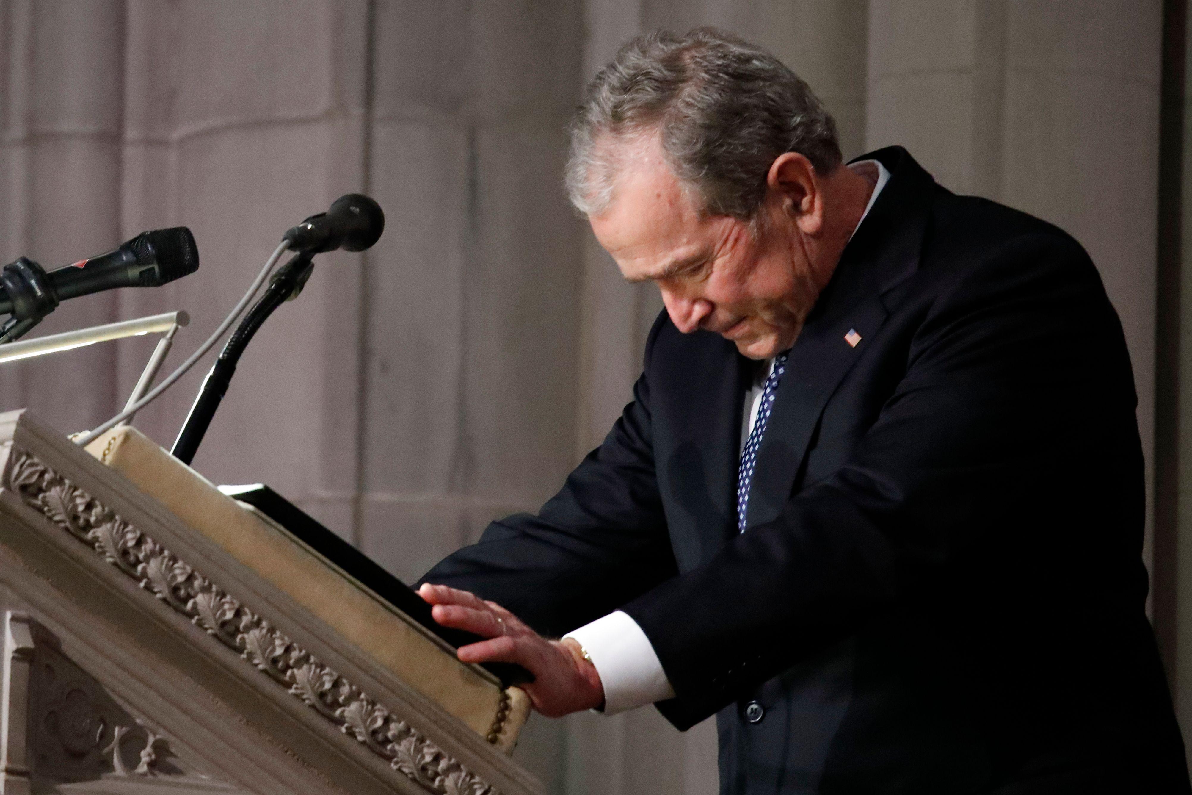 ABDnin 41inci Başkanı George H. W. Bush için tören düzenlendi