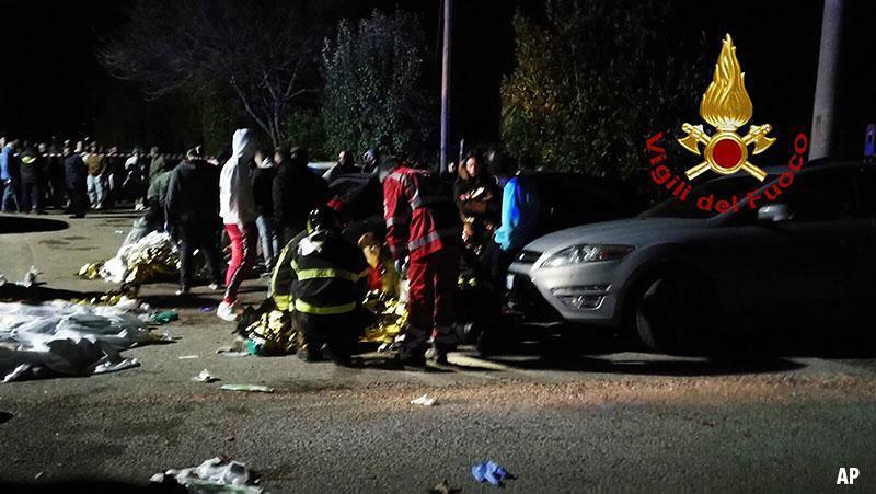 Son dakika: İtalyada gece kulübünde izdiham çıktı 6 kişi öldü