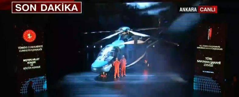 Cumhurbaşkanı Erdoğan, yeni genel maksat helikopterimizin ismini açıkladı