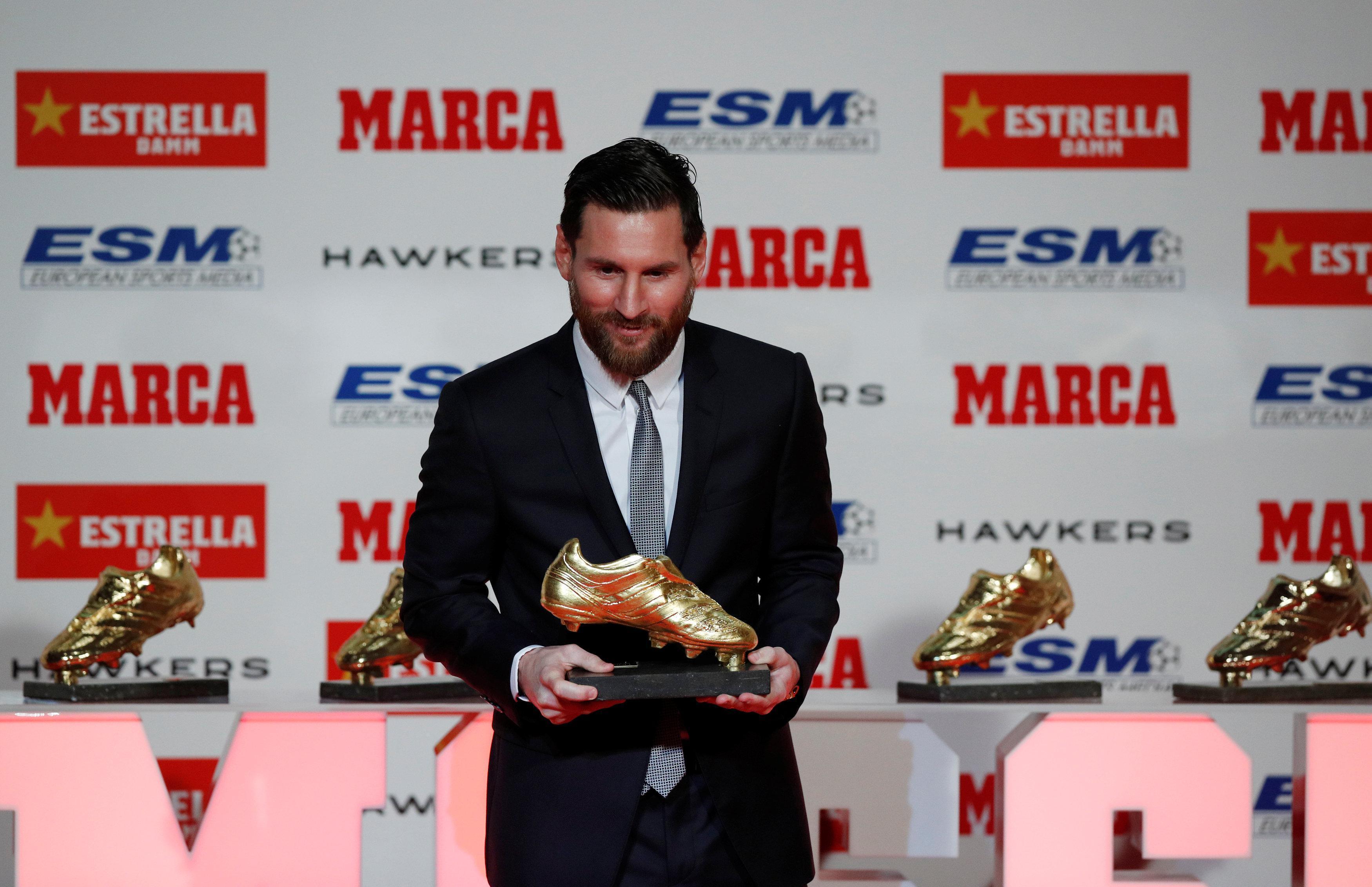 Messi Altın Ayakkabı ödülüne kavuştu