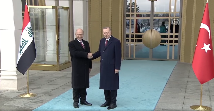 Irak Cumhurbaşkanı Berham Salih Ankarada