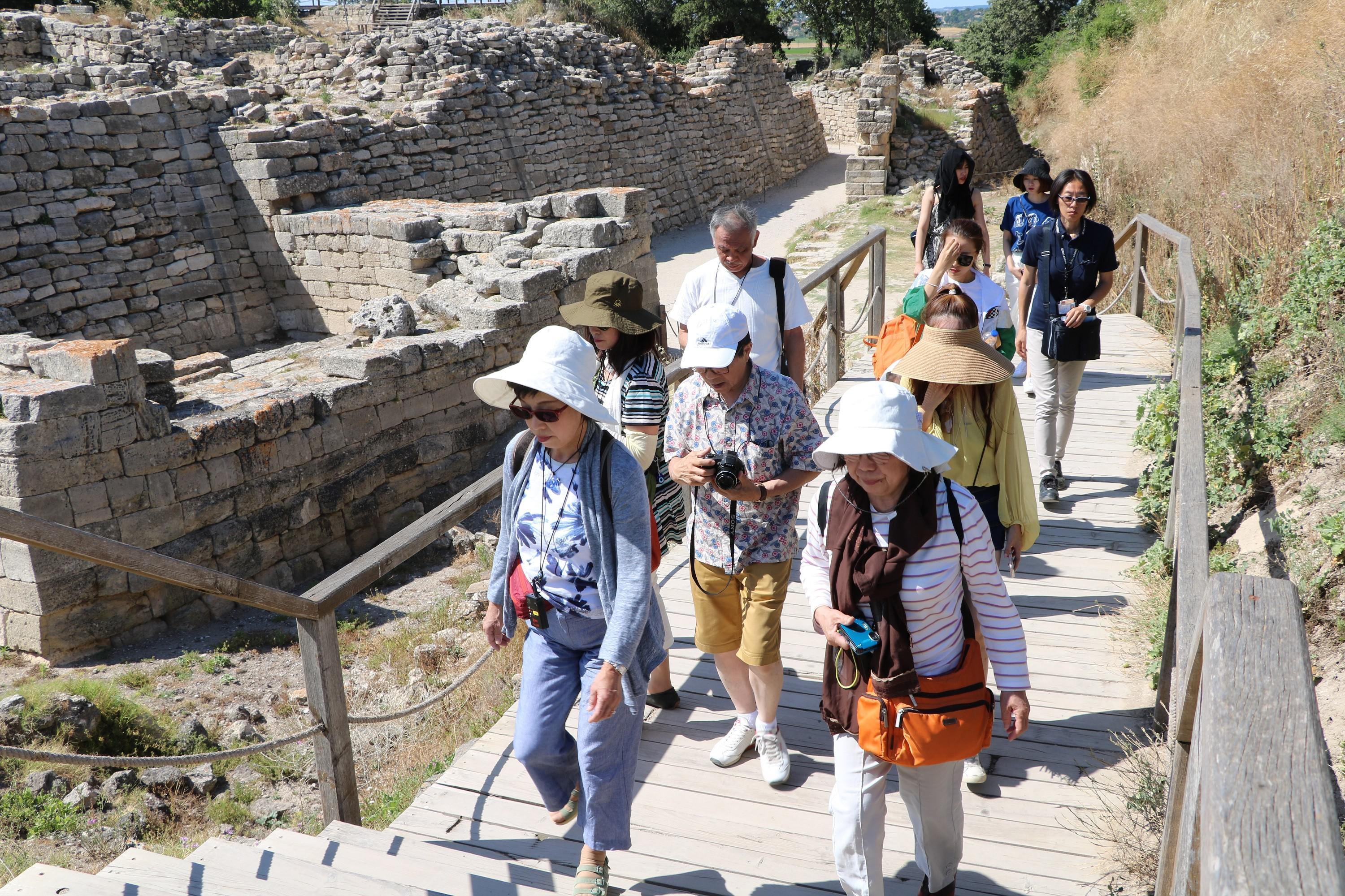 Troyada son 10 yılın ziyaretçi rekoru kırıldı