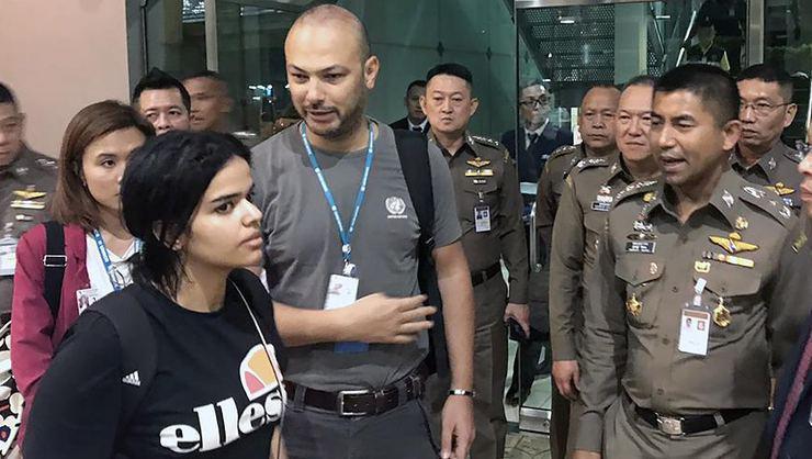 Tayland’da alıkonulan Suudi genç kıza mülteci statüsü verildi