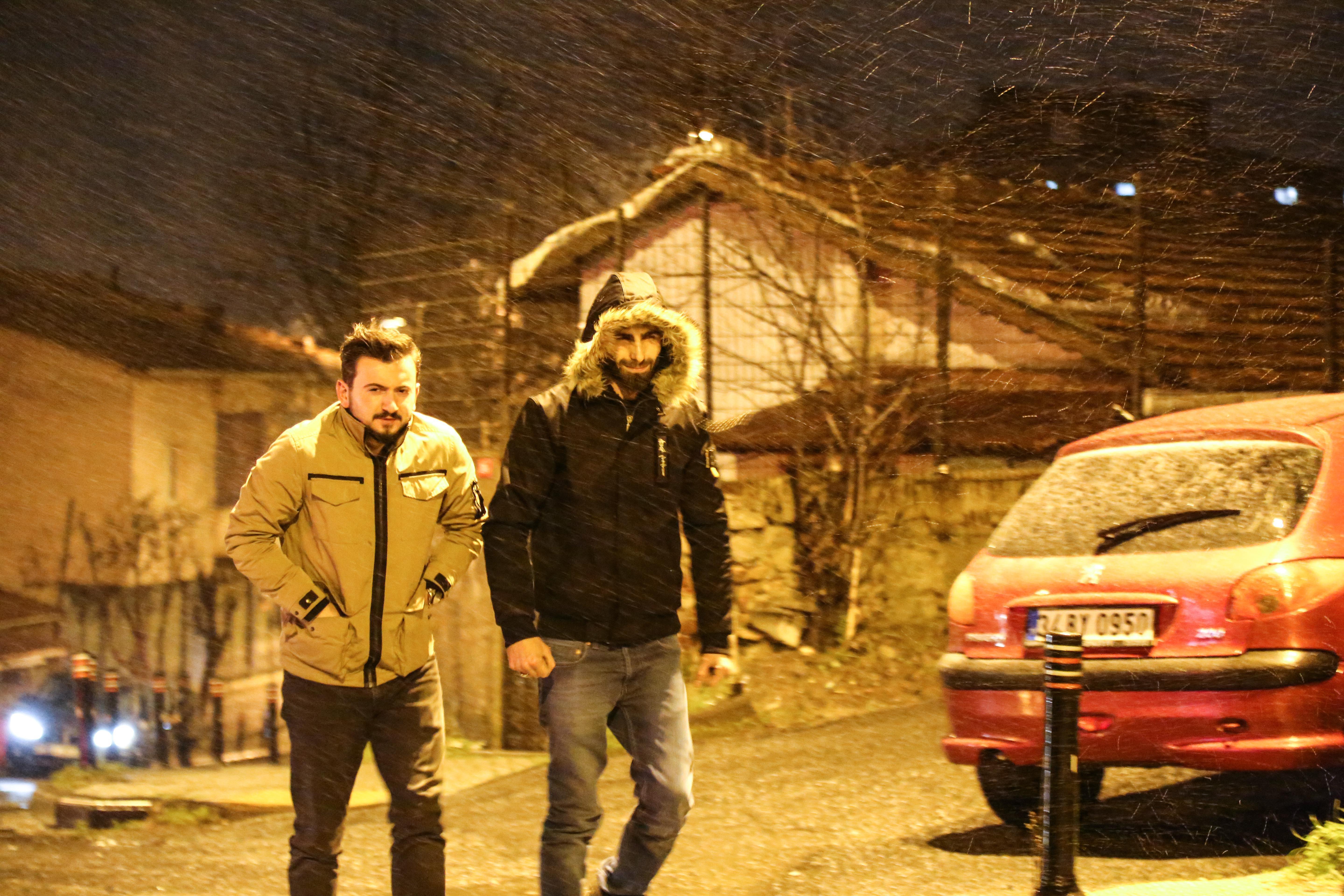 İstanbulda kar yağışı etkili oldu