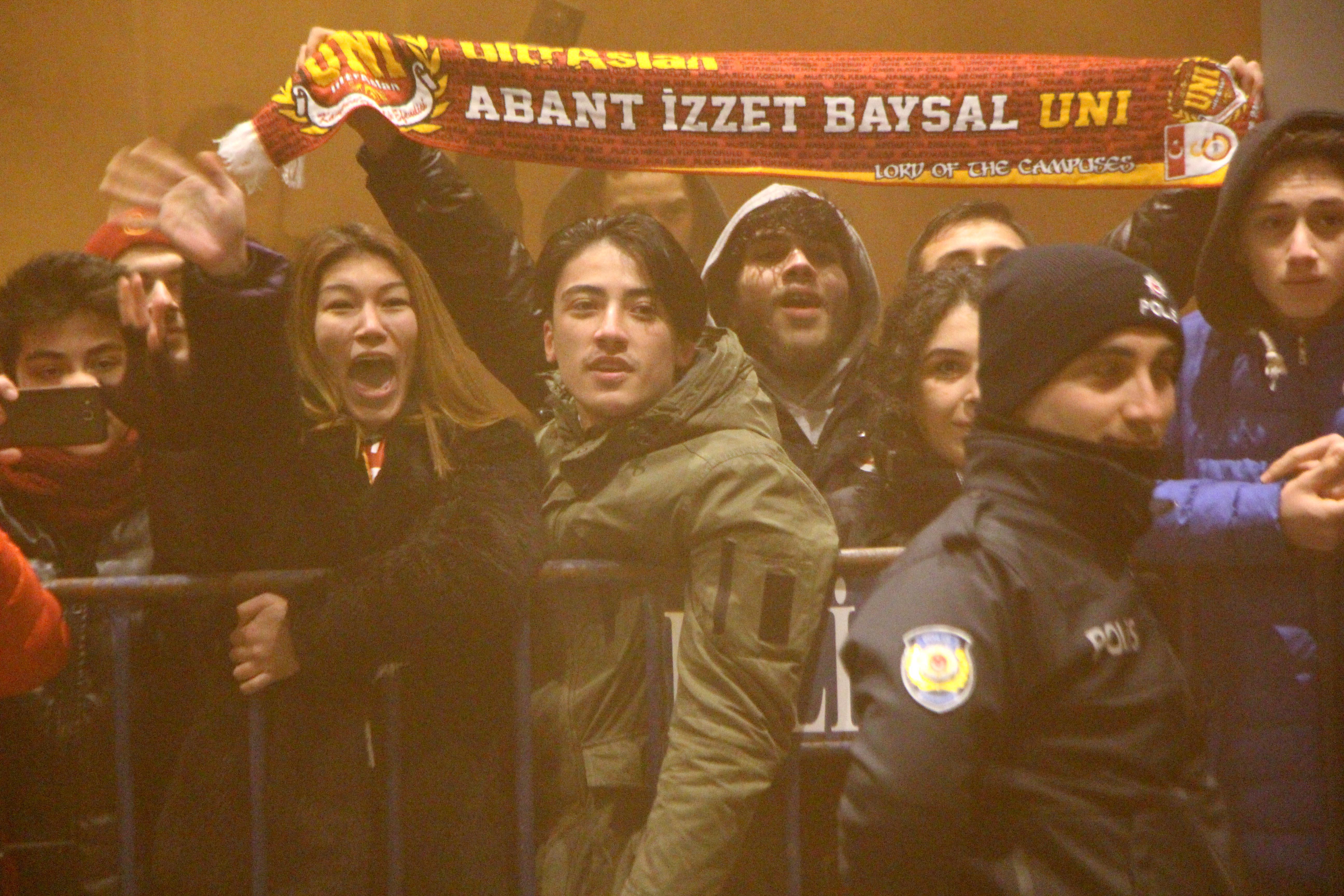 Galatasaray, Boluda coşkuyla karşılandı