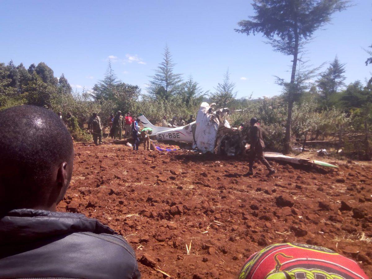 Kenya’da Cessna 206 tipi uçak düştü: 5 ölü
