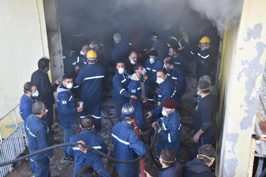 Hatayda fabrika yangını: Çok sayıda işçi hastanelik oldu