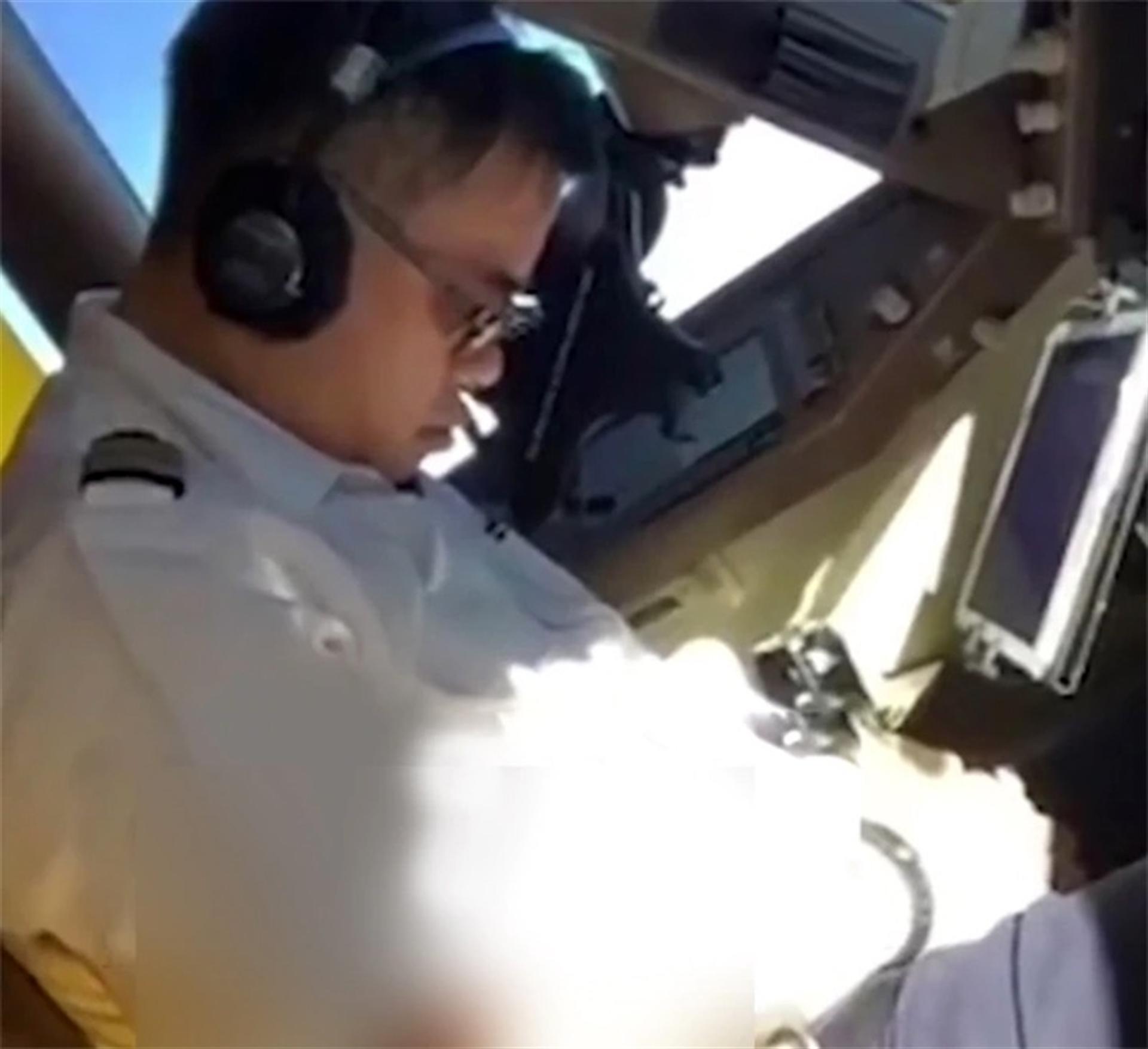 Havada panik Pilot uyuyakaldı