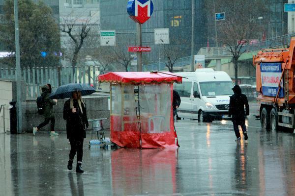 Son dakika İstanbulda kar başladı