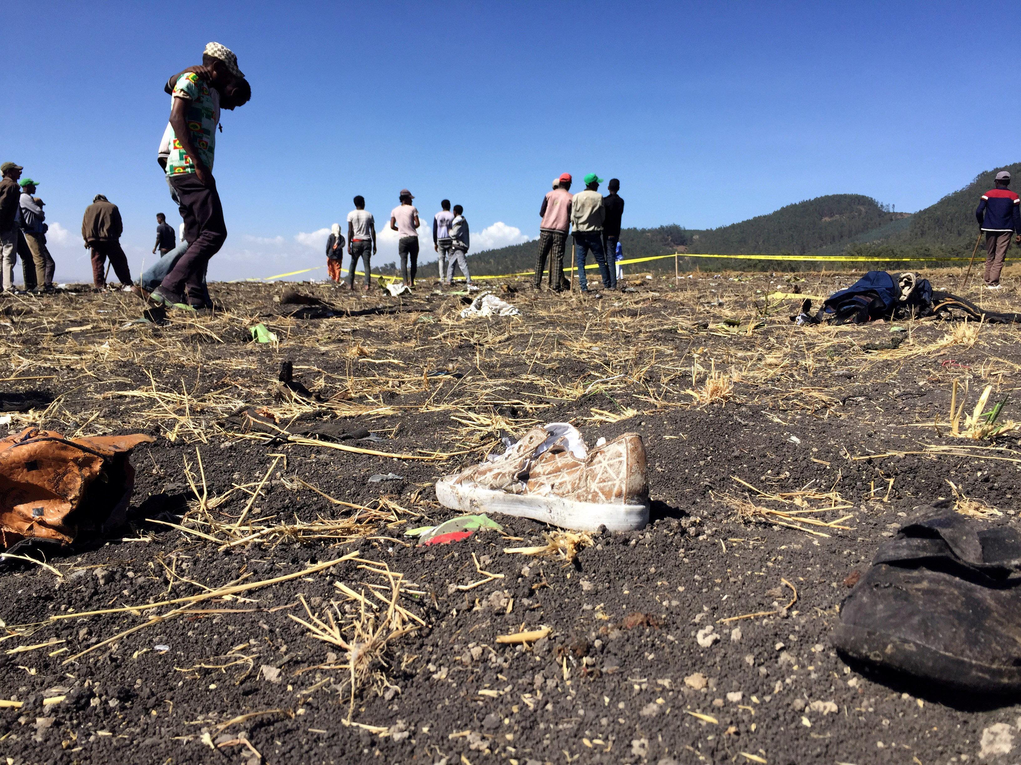 Etiyopya Hava Yollarına ait yolcu uçağı düştü 157 kişi can verdi