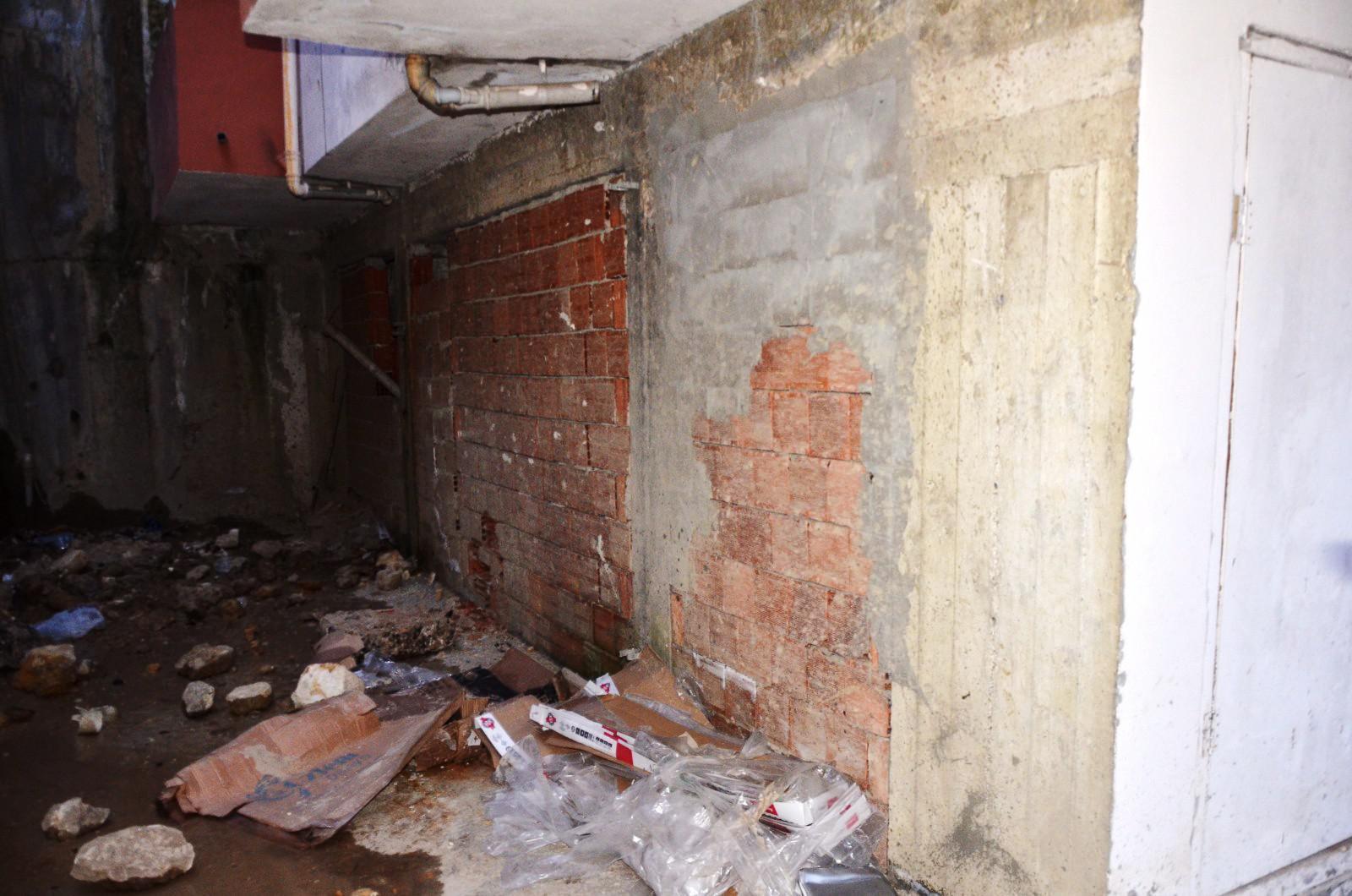 10 katlı bir apartman çökme tehlikesi nedeniyle boşaltıldı
