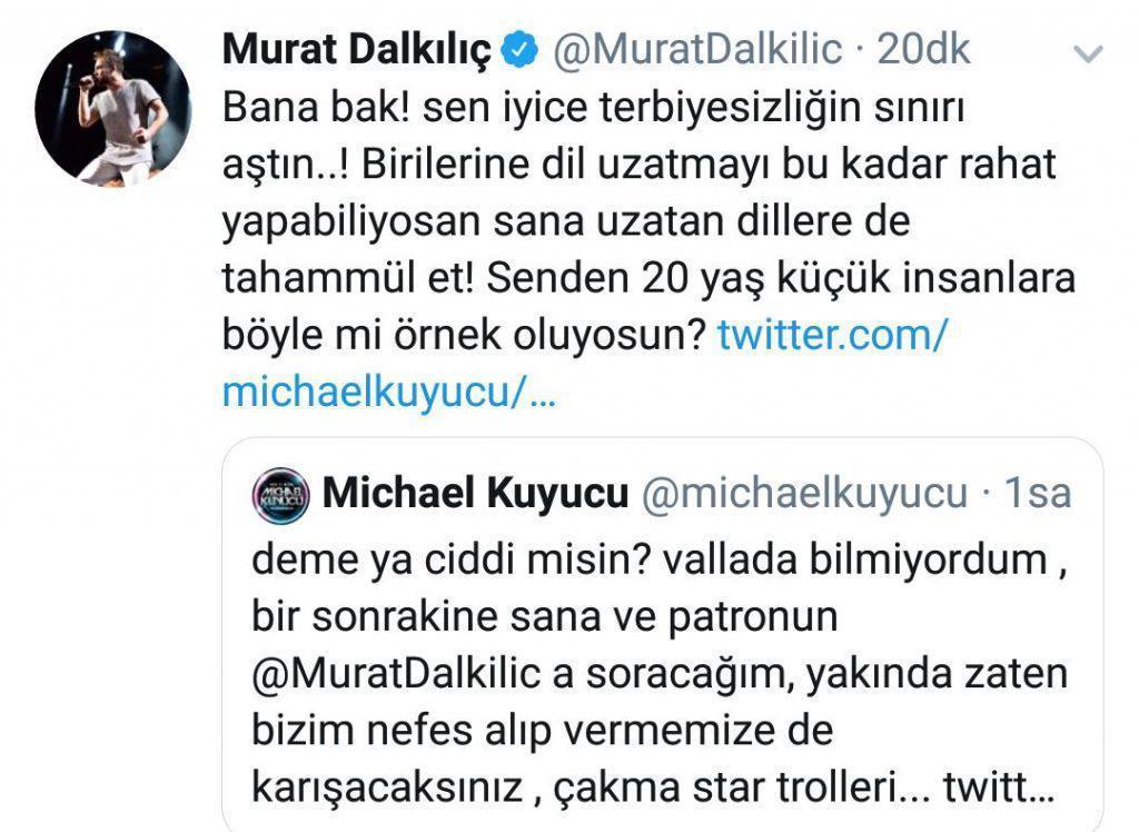 Murat Dalkılıç ve radyocu Michael Kuyucu arasında polemik