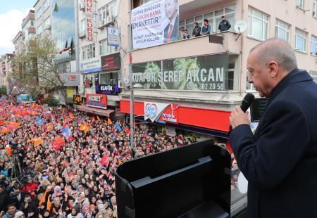 Erdoğan finali Bağcılarda yaptı 50 günde 102 miting